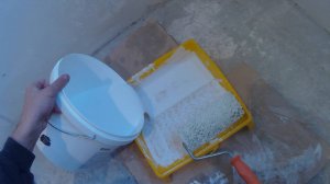 Покраска потолка.  /Кухня. Ремонт хрущёвки своими руками.