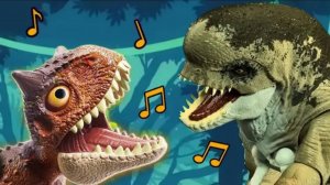 Музыка карнотавра и дисторсуса рекса! Мир Юрского периода 🎤🎶I Jurassic World rebirth