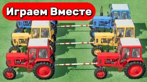 МУЛЬТИКИ ПРО МАШИНКИ И ДЕТСКИЕ ТРАКТОРЫ НА ФЕРМЕ 🚜 ГОНКИ ТРАКТОРОВ И МАШИНОК ДЛЯ ДЕТЕЙ