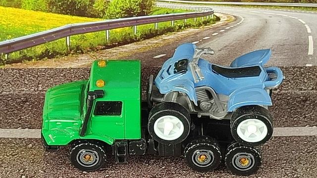 MERCEDES-BENZ ZETROS С КВАДРОЦИКЛОМ смотреть онлайн