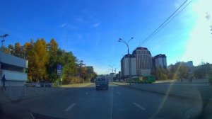 Поездка по улицам Тюмени на Таймырскую, до бизнес-центра и в посёлок Боровский