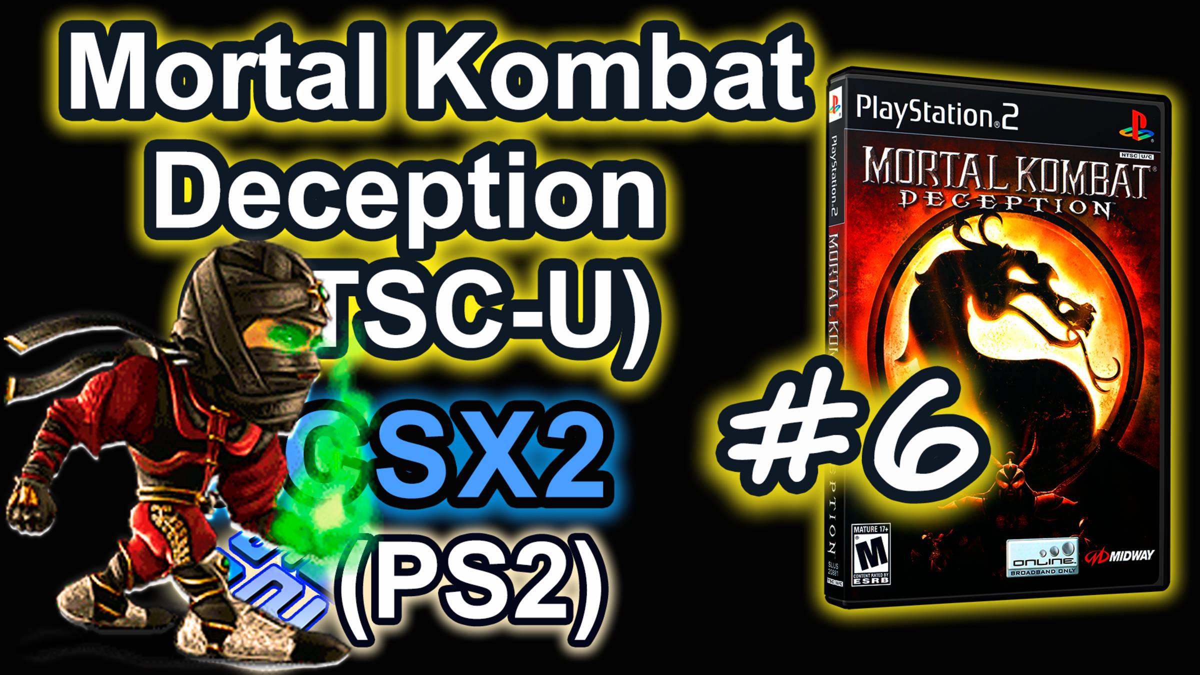 Mortal Kombat - Deception (PCSX2, SLUS-20881P, Comentado, Puzzle Kombat, 2025) Ermac #6
