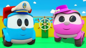 Грузовичок Лева и Лея все серии подряд | Развивающие мультики для детей про машинки