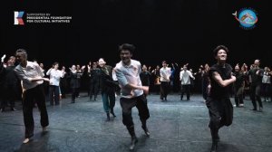 Флешмоб "Хоровод Дружбы" в Пекинской Академии танца в рамках проекта "Танцевальная увертюра мира"