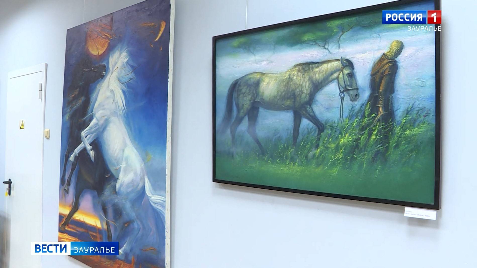 В библиотеке имени Маяковского открылась персональная выставка художника-монументалиста смотреть онлайн