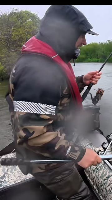 Когда подсак решил отдохнуть! 🎣
