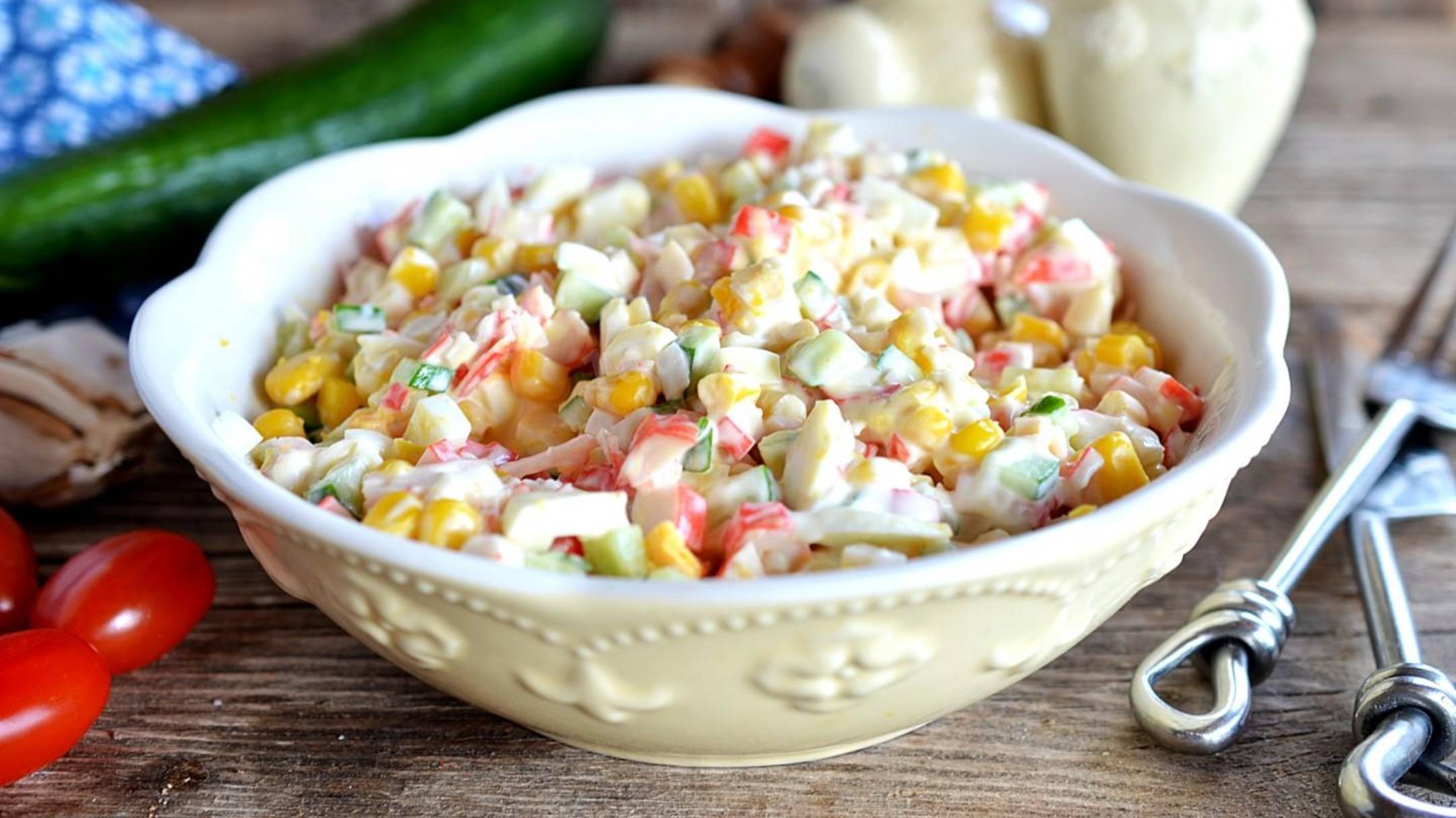 ПП крабовый салат смотреть онлайн