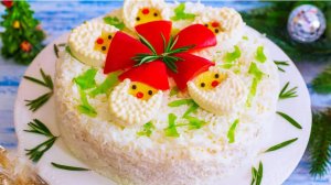 Шикарный САЛАТ на Новый Год 2026! Меню на Новый Год. Такой салат съедят за минуту