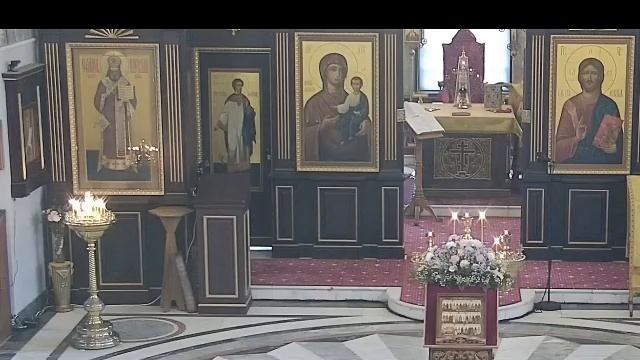 06.11.2025 Божественная Литургия. Четверг. Седмица 22-я по Пятидесятнице. смотреть онлайн