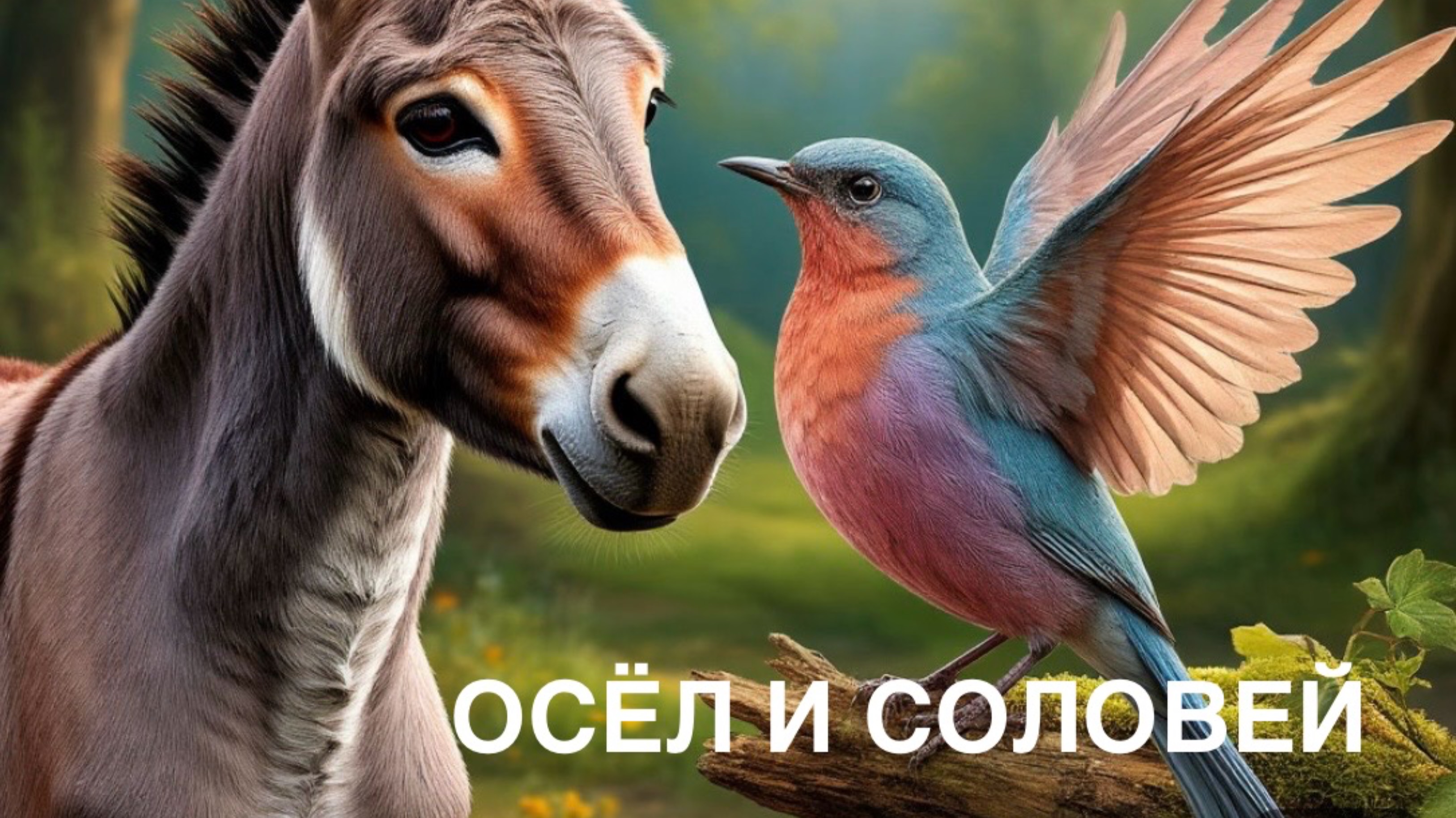 Басня «ОСЁЛ И СОЛОВЕЙ». смотреть онлайн