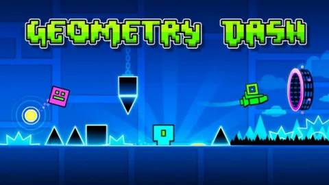 Играю в Geometry Dash смотреть онлайн