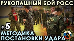 Система РОСС – 5: методика постановки удара.