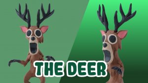 Слепили The Deer  из игры 99 ночей в лесу из ПЛАСТИЛИНА! 🌲🦌