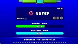 Geometry dash : Level 10 - xStep