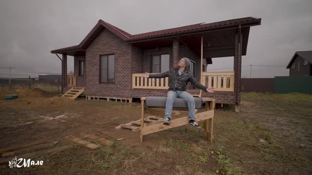 Каркасный дом "Капелла" 10*10 - обзор снаружи