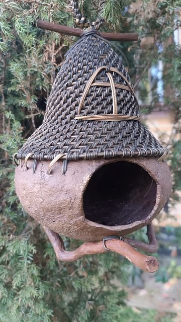 Мои работы в технике корневого плетения из ротанга.