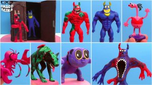 Все БОССЫ Гартен оф Банбан 8  Garten of Banban 8 ► Видео Лепка