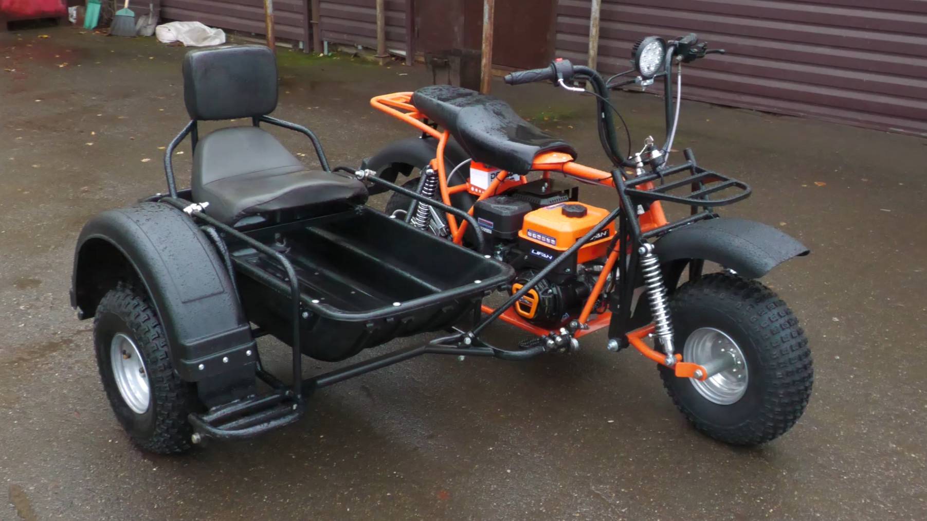 Мотоцикл СПРИНТ (Ижтехмаш). Теперь с грузовым боковым прицепом. смотреть онлайн