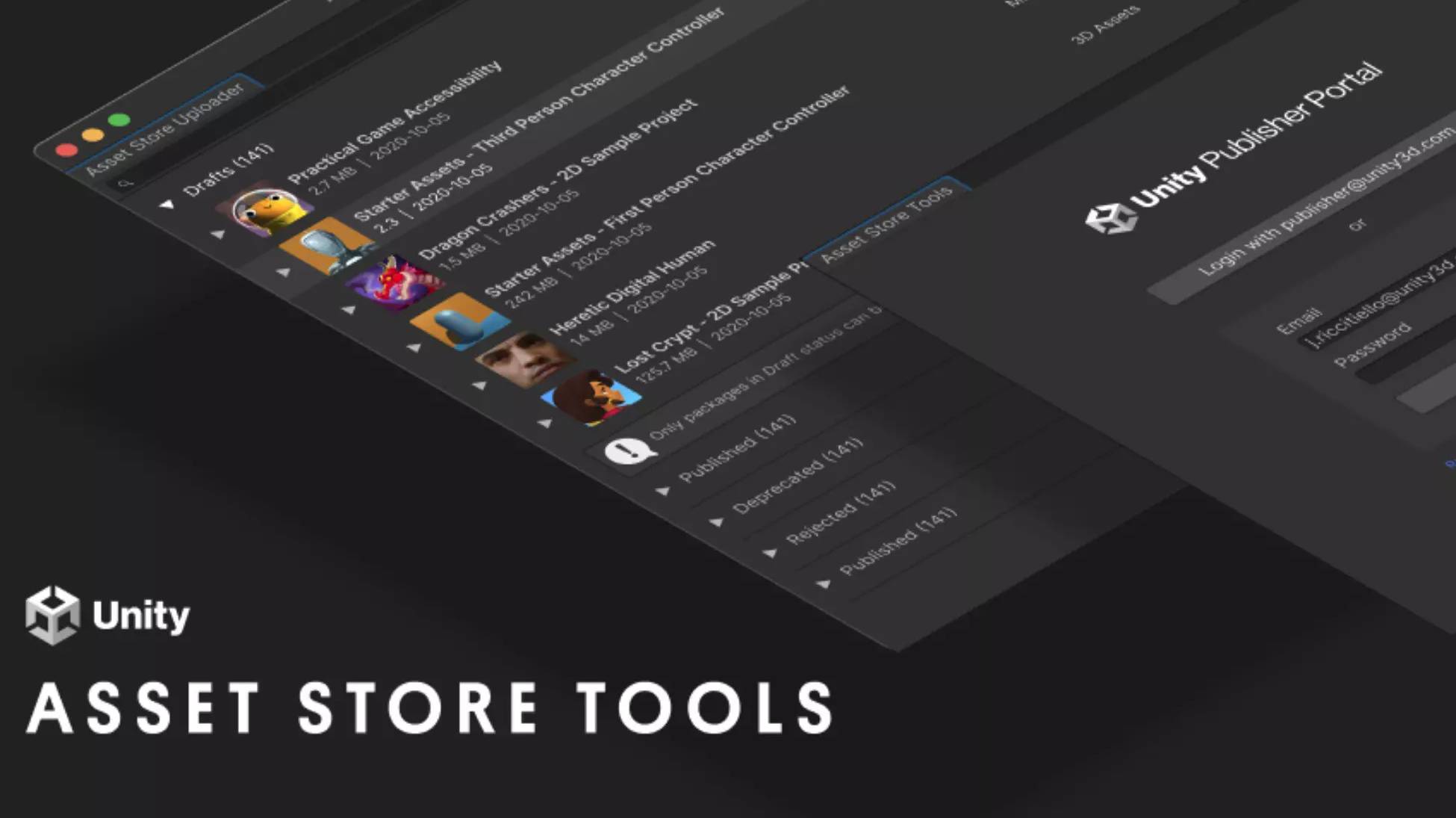 Asset Unity - Asset Store Publishing Tools(Упаковать свои ресурсы для отправки на Publisher.unity)