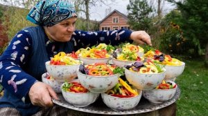 Тефтели с Овощами на Тарелках - Деревенский Рецепт 🏡🔥