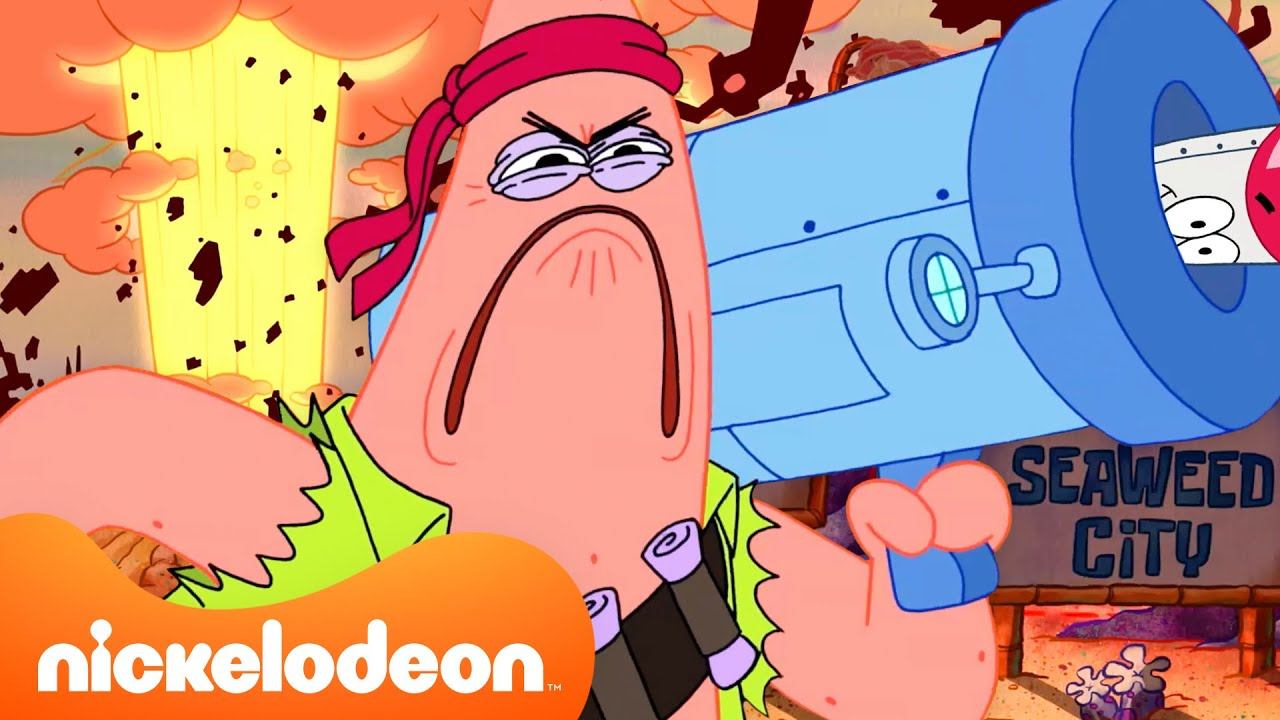 Шоу Патрика Стара | 60 минут разрушений с Патриком! | Nickelodeon Cyrillic смотреть онлайн