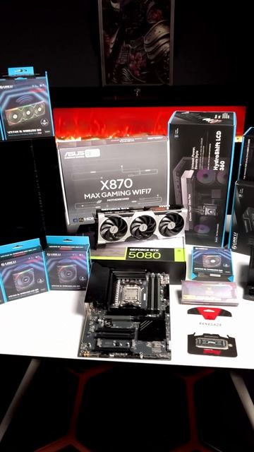 Монстр 2025: RTX 5080 + AMD 9800X3D в Lian Li Vision смотреть онлайн