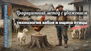 Как ЗАБИТЬ курицу БЕЗ СТРЕССА: метод конуса и пенька