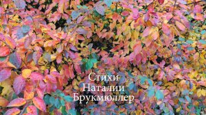 Осень. Стихи Наталии Брукмюллер