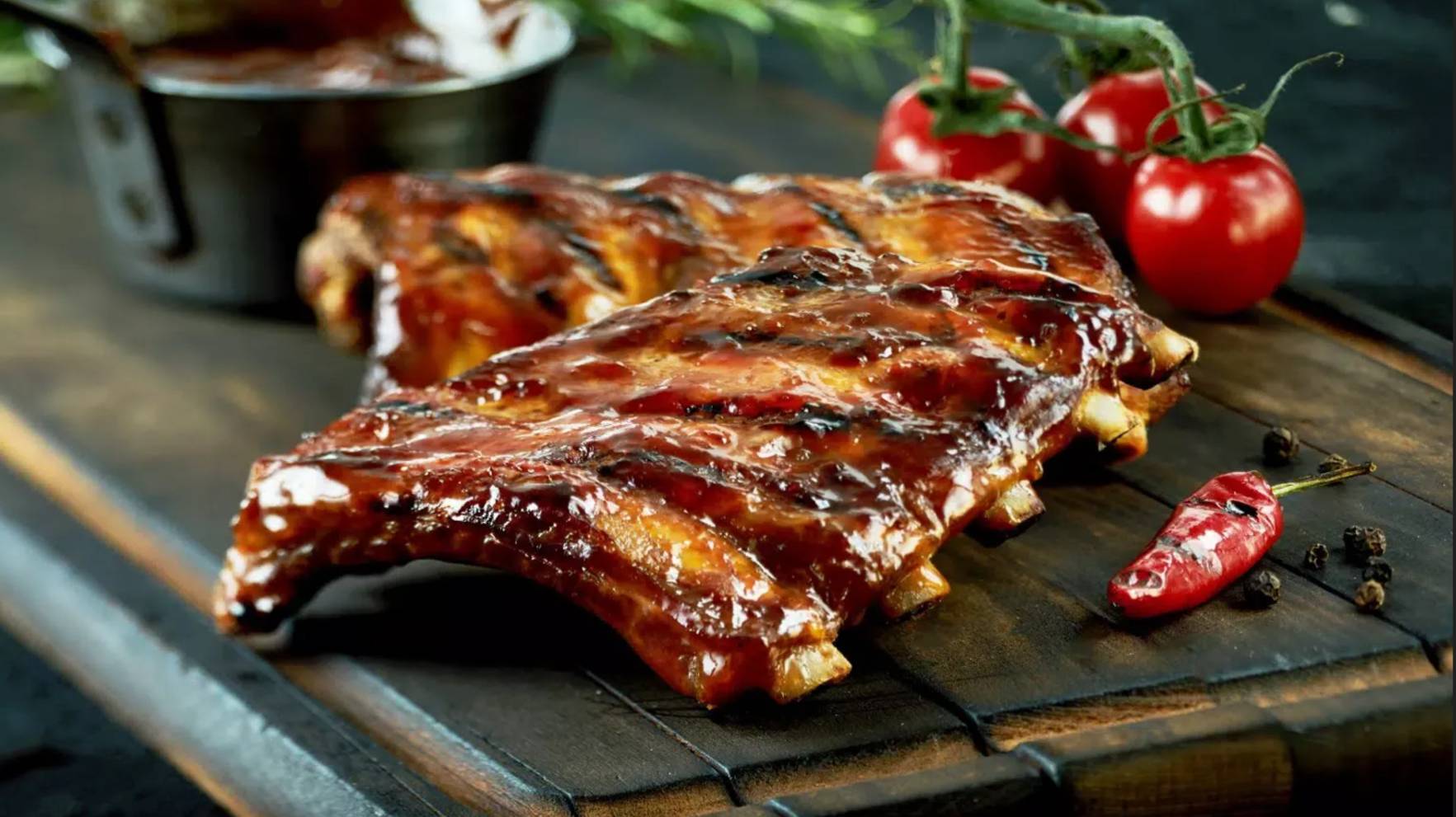 Идеальные ребрышки барбекю ,рецепт в описании! смотреть онлайн