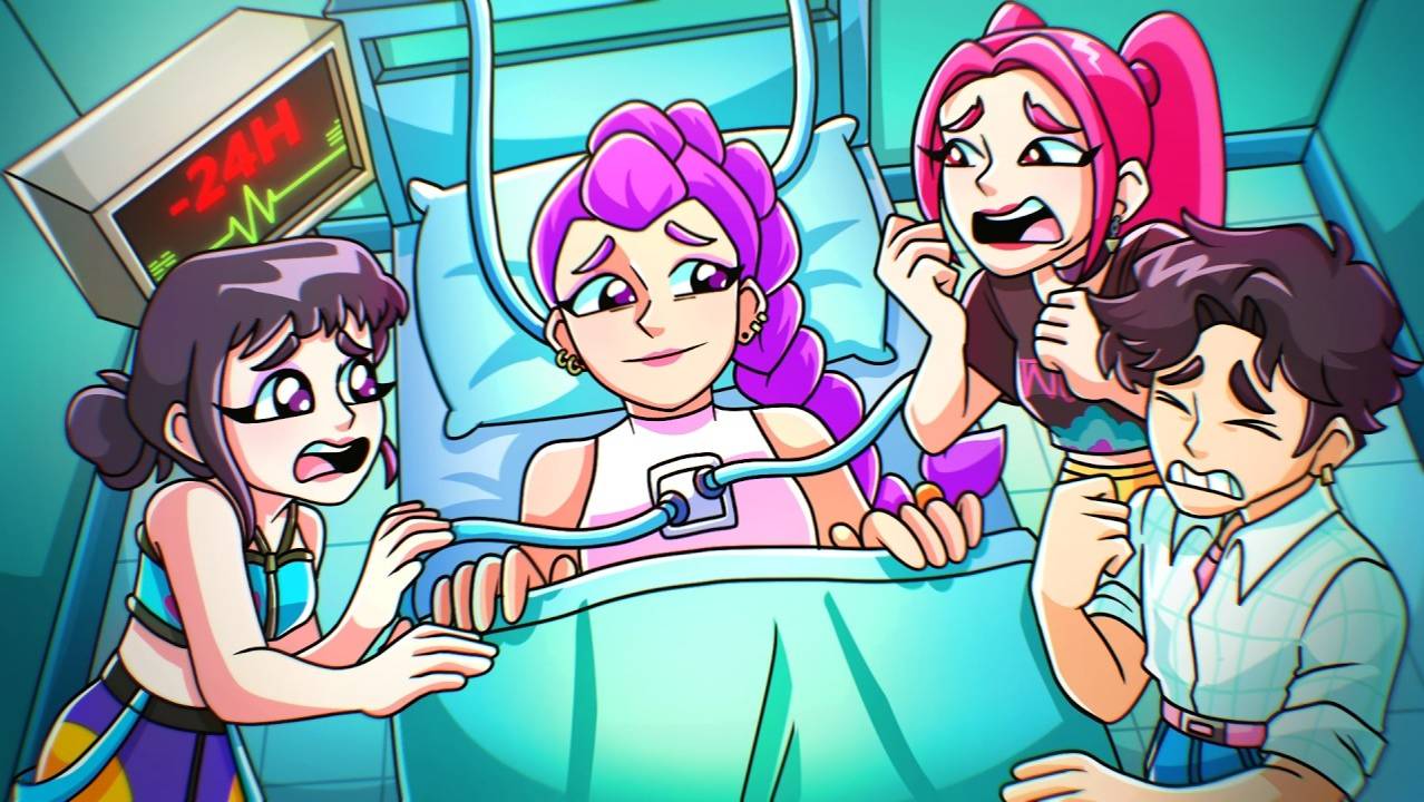 РУМИ ОСТАЛОСЬ ЖИТЬ 24 ЧАСА_! K-Pop Охотницы на Демонов_ Huntrix анимация смотреть онлайн