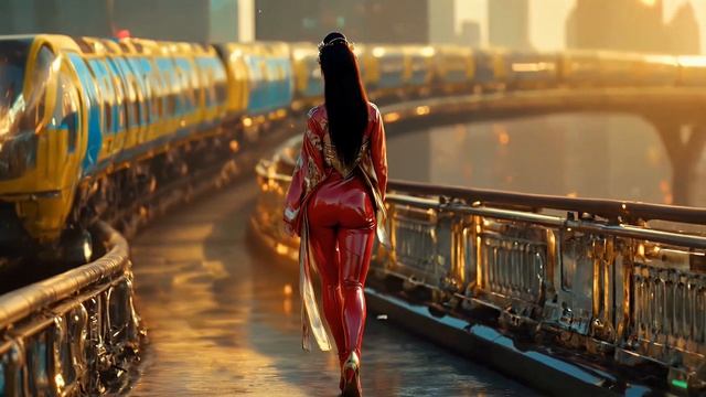 Cyberpunk Geisha _ A Futuristic Twist On Traditional Beauty