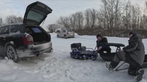 Мобильный мотобуксировщик для зимней рыбалки "Альбатрос-Л"