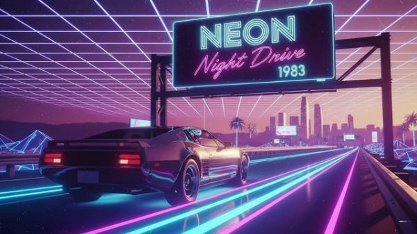 Synthwave Night Reflections
