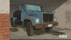 Старикашка ГАЗ 3307 ГОВНОВОЗ. Насос от доильного аппарата.