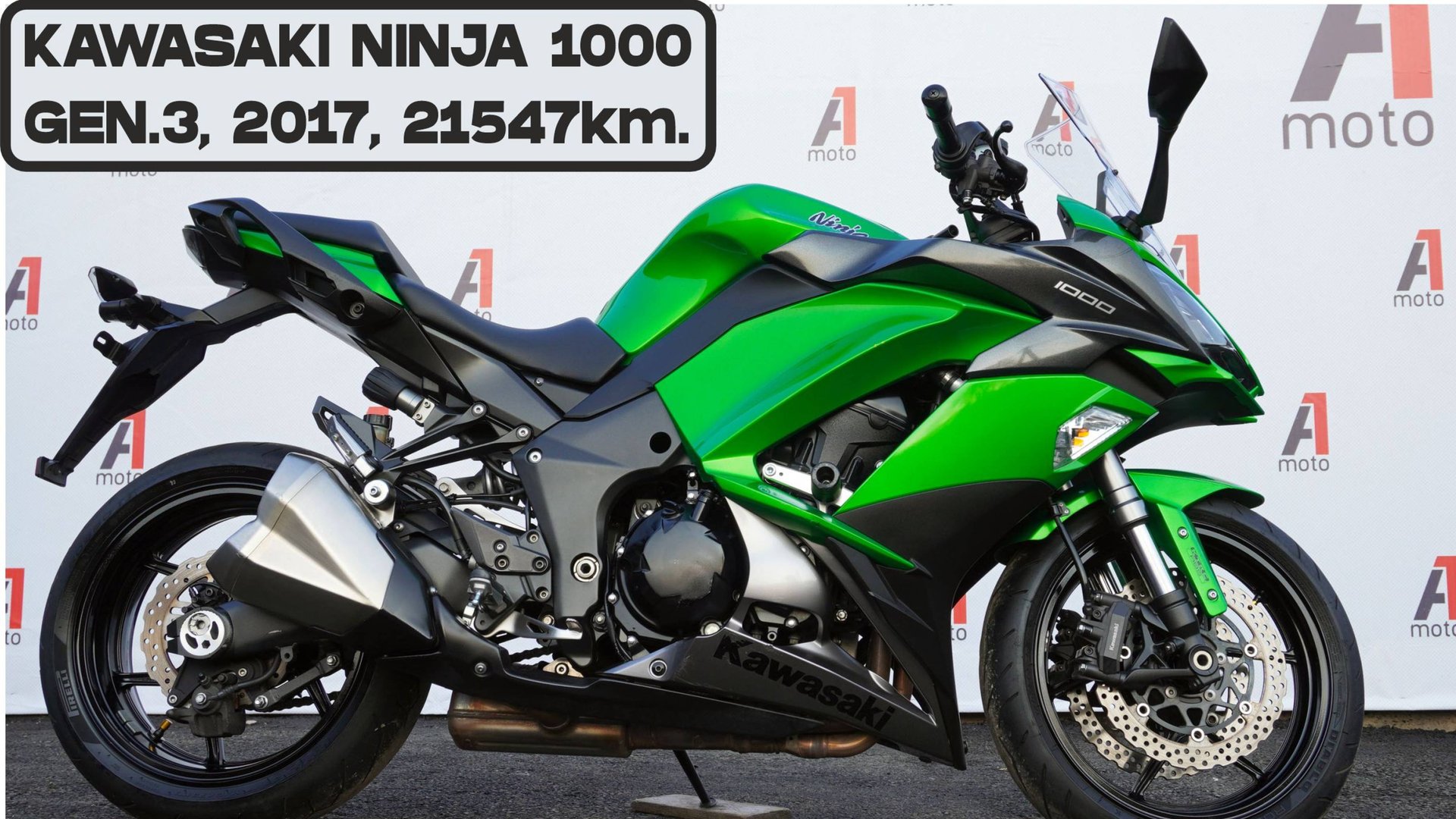 Kawasaki Ninja 1000 ZXT00W-006283, 21547км, 2017г смотреть онлайн