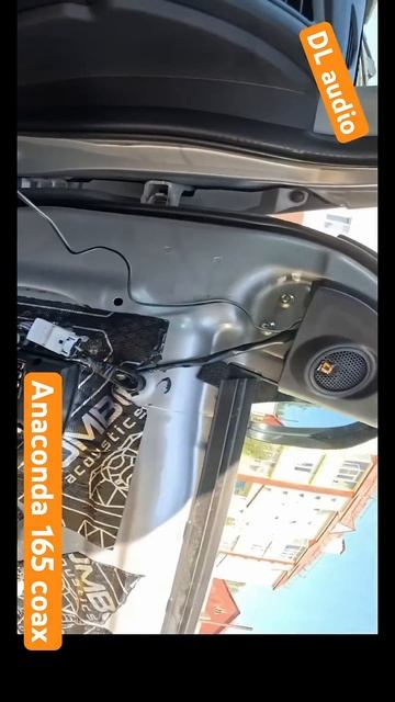 Установка Anaconda 165coax от #dlaudio #автозвук #automobile #anaconda165