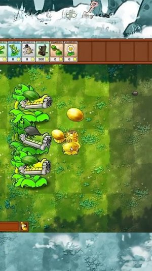 Big Gold Melon Gatling #pvzfusion #mobilegame #pvzgame #newplant