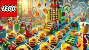 Может ли эта блинная машина LEGO идеально переворачиваться