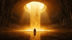 Waterfall of Liquid Light 🌊 2 Hour Sacred Ambience  Upward Flow & Temporal Reflection  Surreal