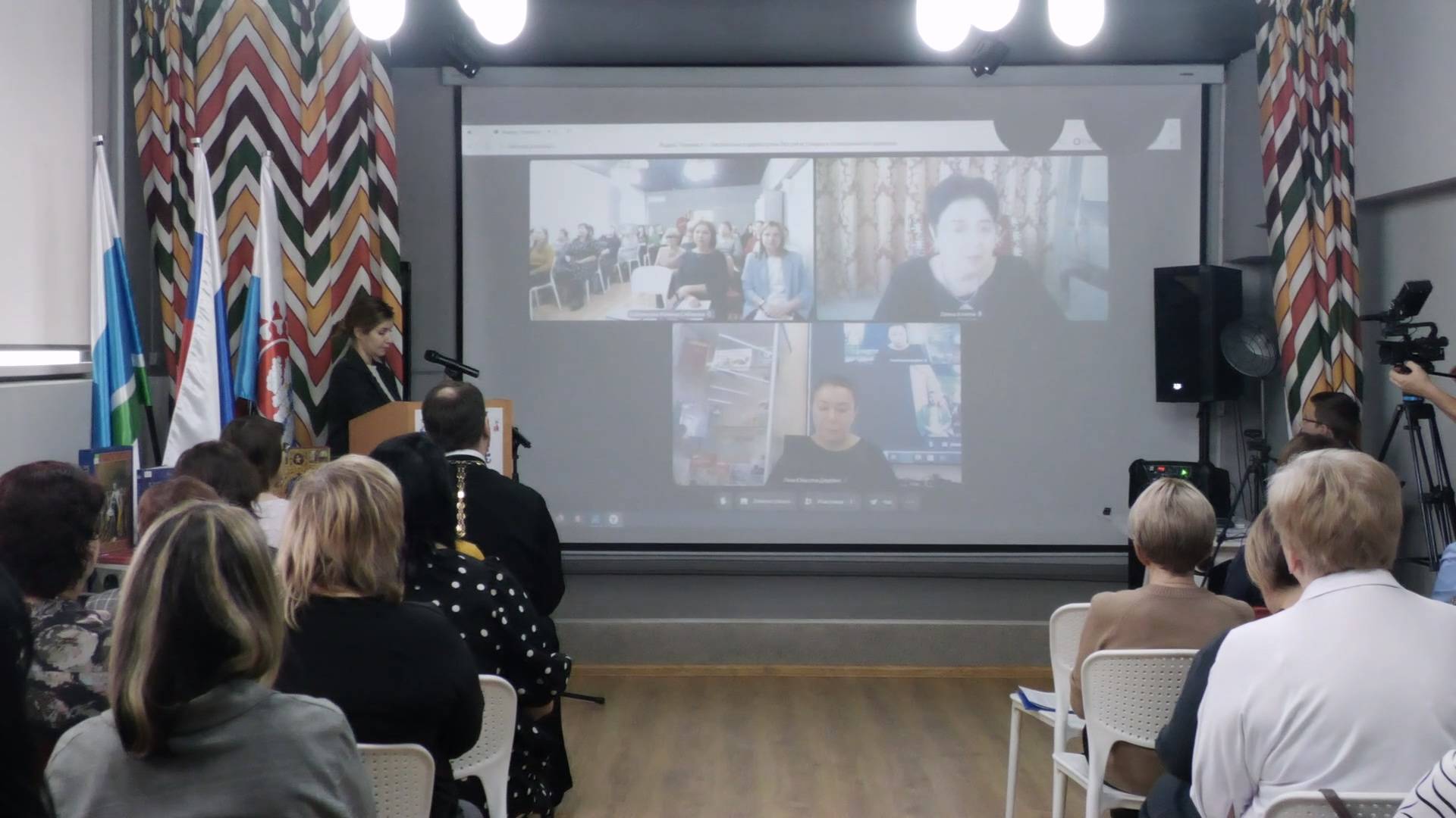 В рамках Международных Рождественских образовательных чтений состоялся телемост с г. Дербент смотреть онлайн