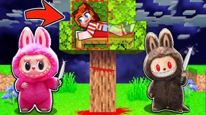 😳 Я СПРЯТАЛАСЬ ОТ ЗЛЫХ ЛАБУБУ НА СЕКРЕТНОМ ДЕРЕВЕ В МАЙНКРАФТ