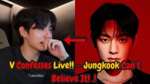 Тэхён не сдержал эмоции! — Чонгук был раздавлен после откровенного прямого эфира