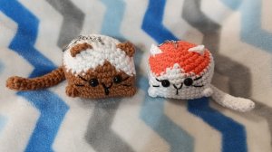 Котики булочки крючком