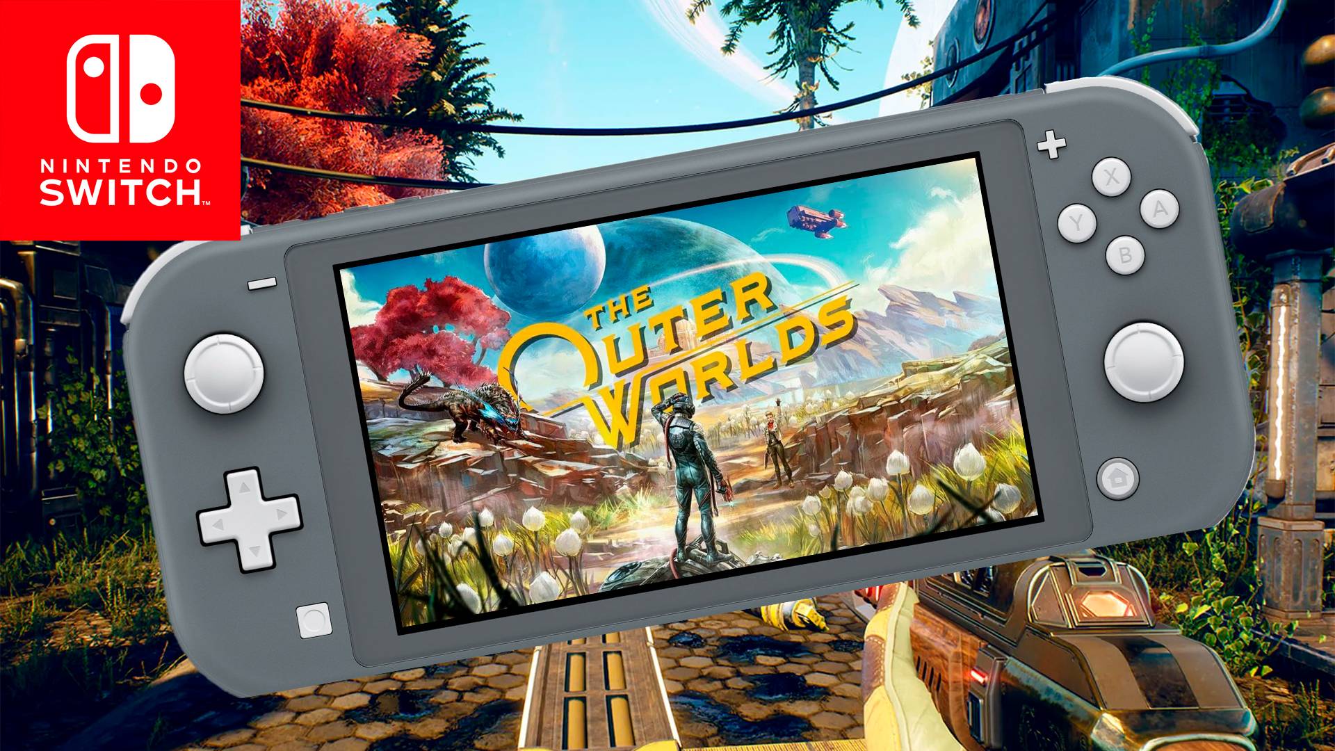 The Outer Worlds Nintendo Switch Lite Gameplay смотреть онлайн