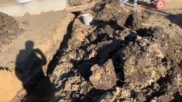 Строим дом в Витязево. Плита фундамента готова. смотреть онлайн