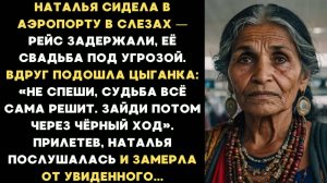 Наталья рыдала аэропорту из-за задержки рейса, её свадьба срывается. Но цыганка заявила: Не спеши