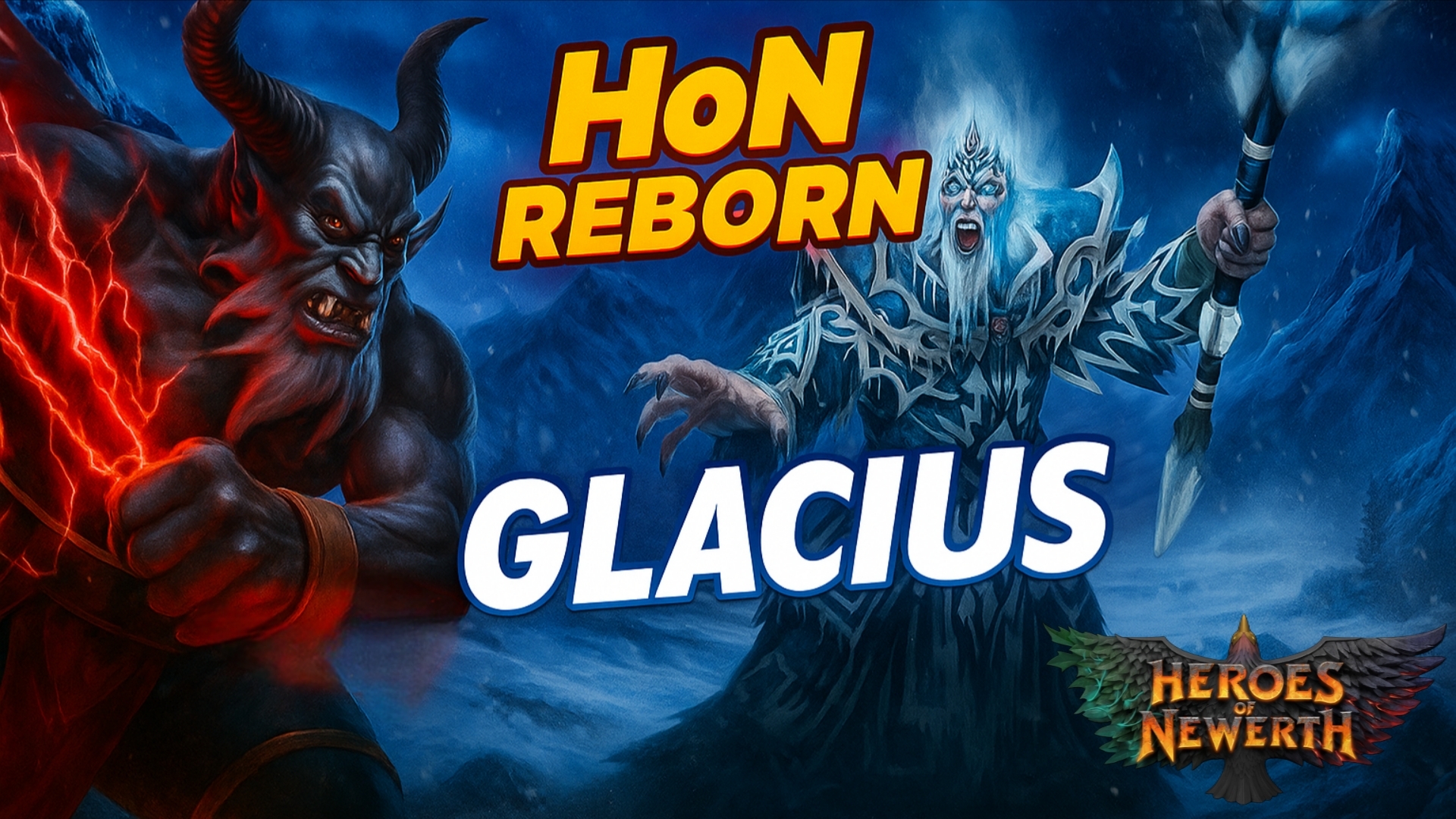 ⚡РАЗВАЛИВАЮ ЗА ГЛАЦИУСА В РЕБОРНЕ ➣ HEROES OF NEWERTH: REBORN смотреть онлайн