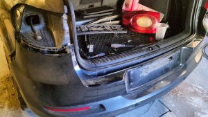 Как снять задний бампер Фольксваген Тигуан Volkswagen Tiguan