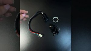 Замок зажигания (голый) на квадроцикл ATV 4 провода. Видеообзор.
