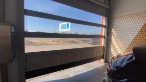 Рулонные ПВХ ворота для автомоек